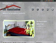 Tablet Screenshot of kuenstlerwohnung.de